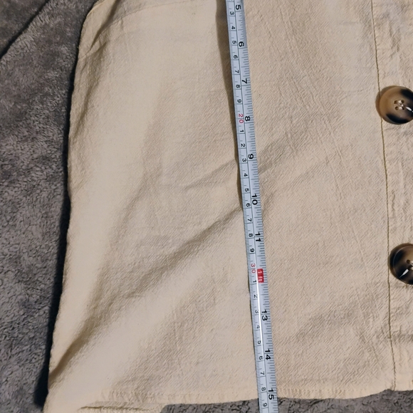 Women's 2 Piece Shein Paperbag Waist Tie Shorts - Rust And Flowy Top - Picture 6 of 10